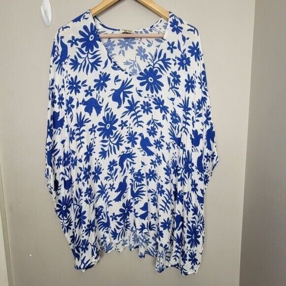 Show Me Your Mumu Senorita Bluebird Cloud Peta Tunic Small - Picture 1 of 4